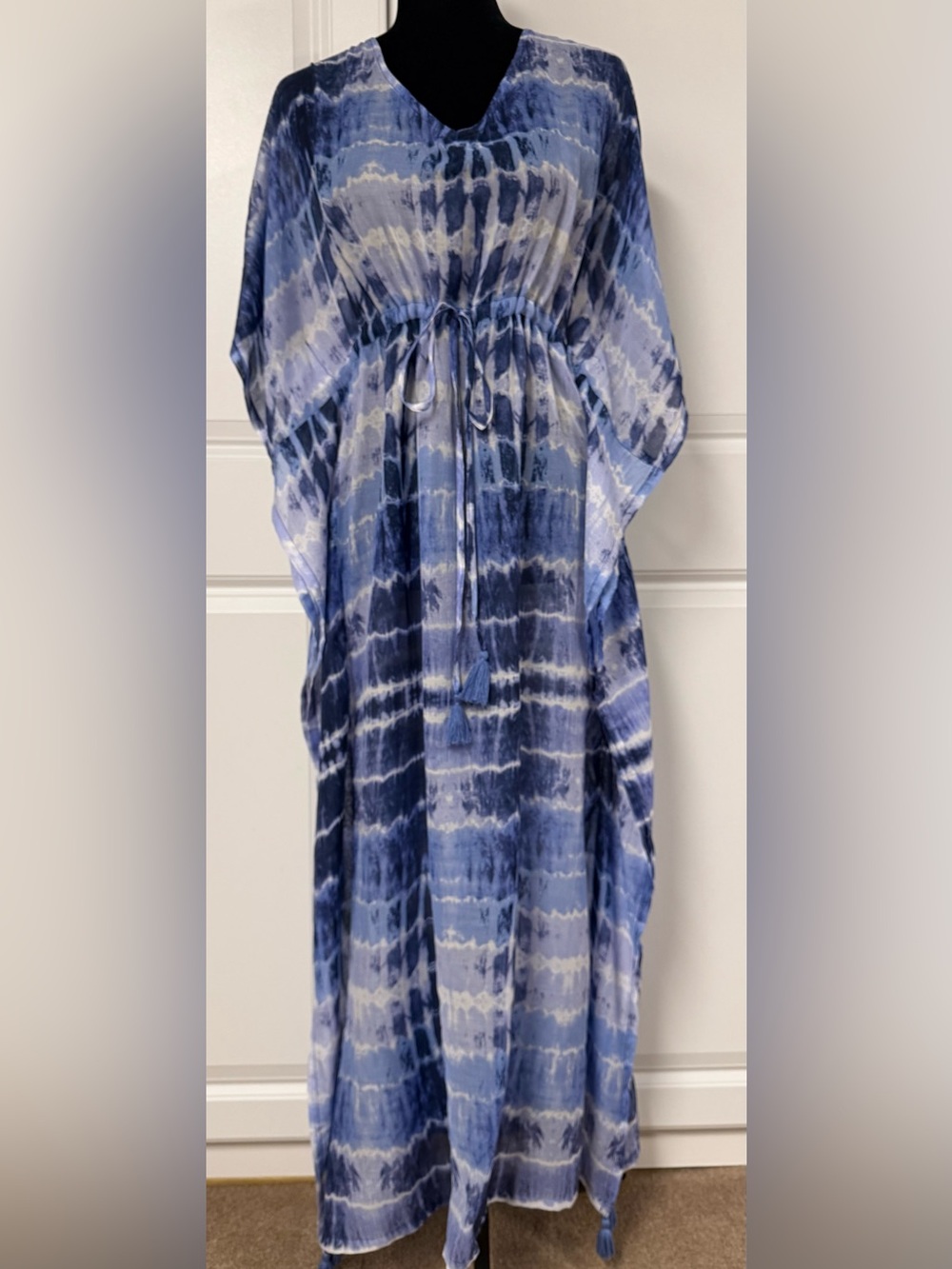Beach Tie-Dye Maxi Beach Cover Up